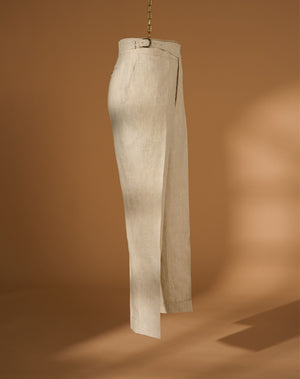 
                  
                    Load image into Gallery viewer, Vintage Cut Beige Linen
                  
                