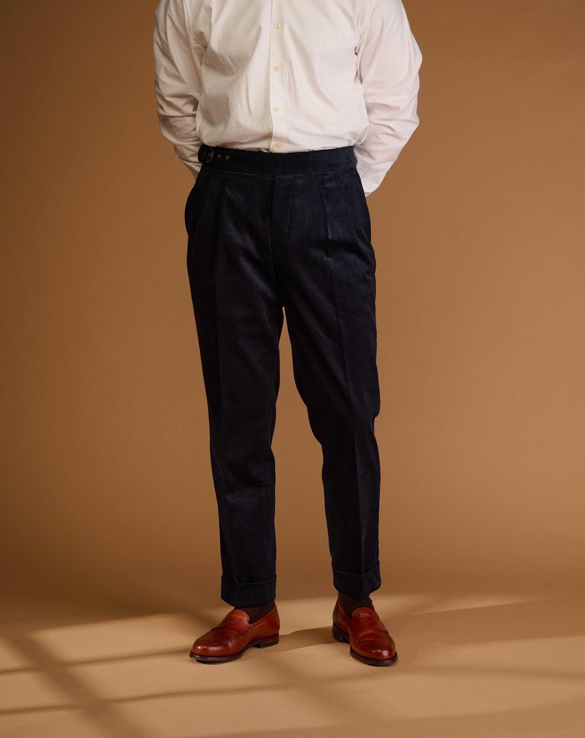 Classic Cut Sapphire Blue Corduroy