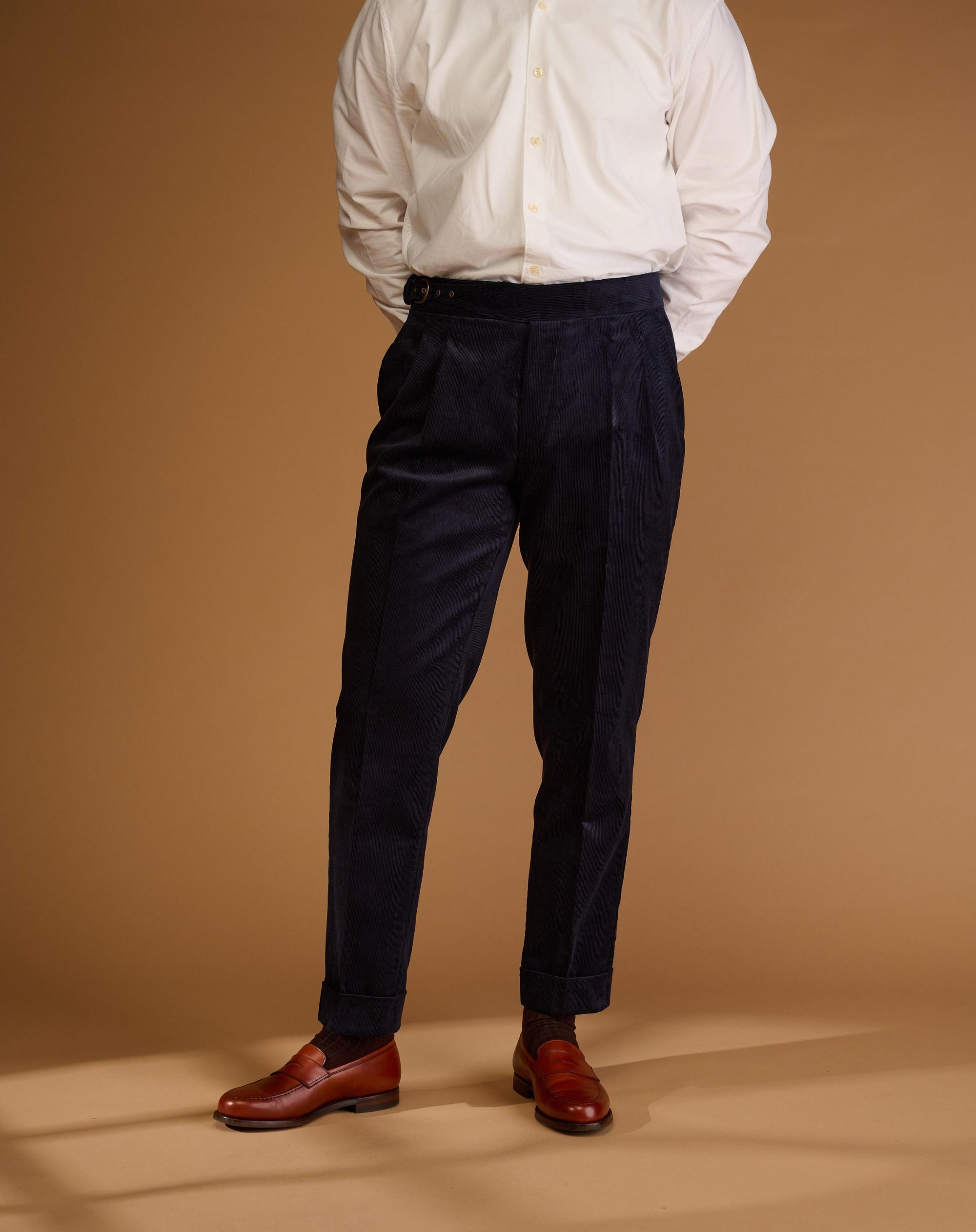 Classic Cut Sapphire Blue Corduroy