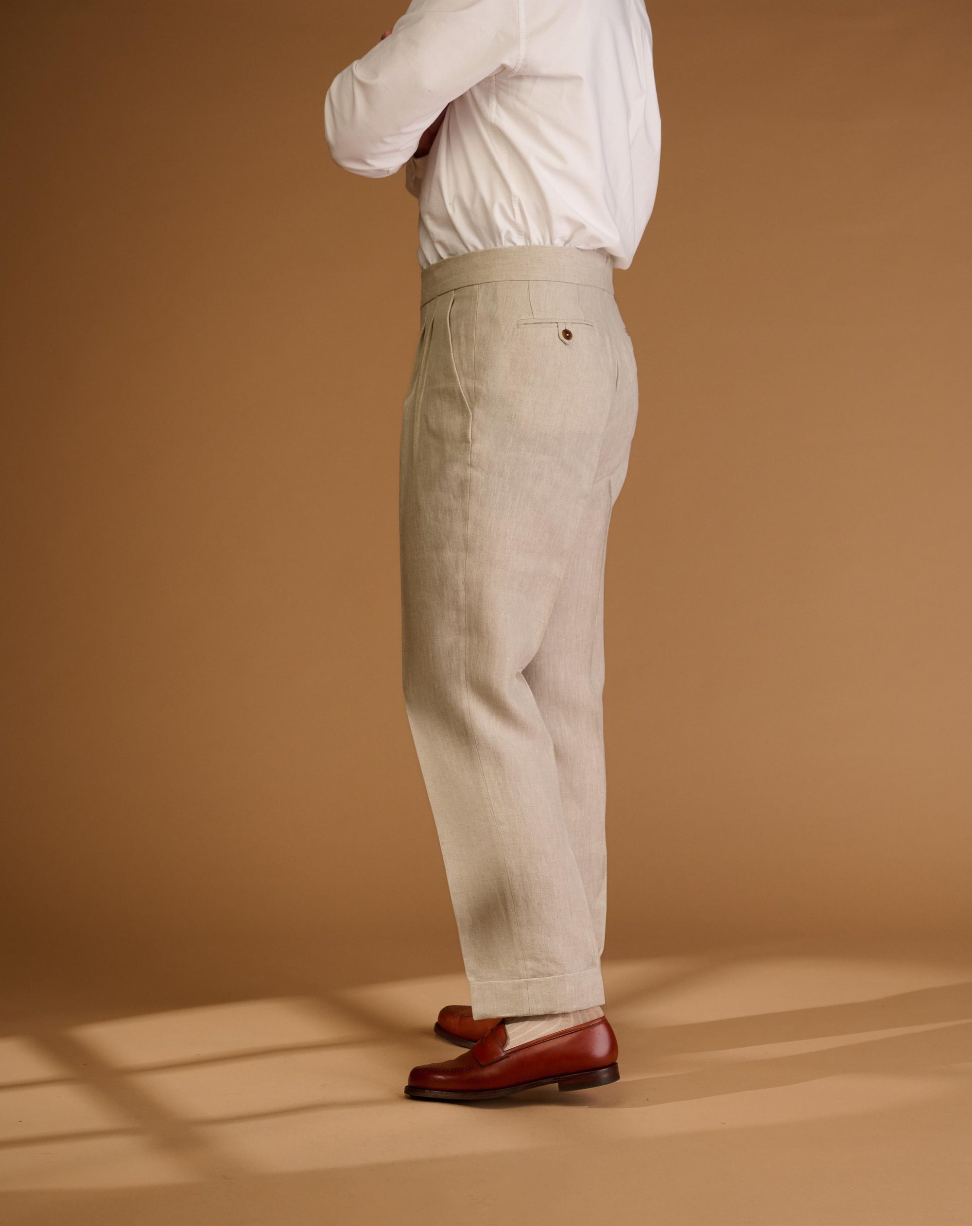 Classic Cut Ivory Linen