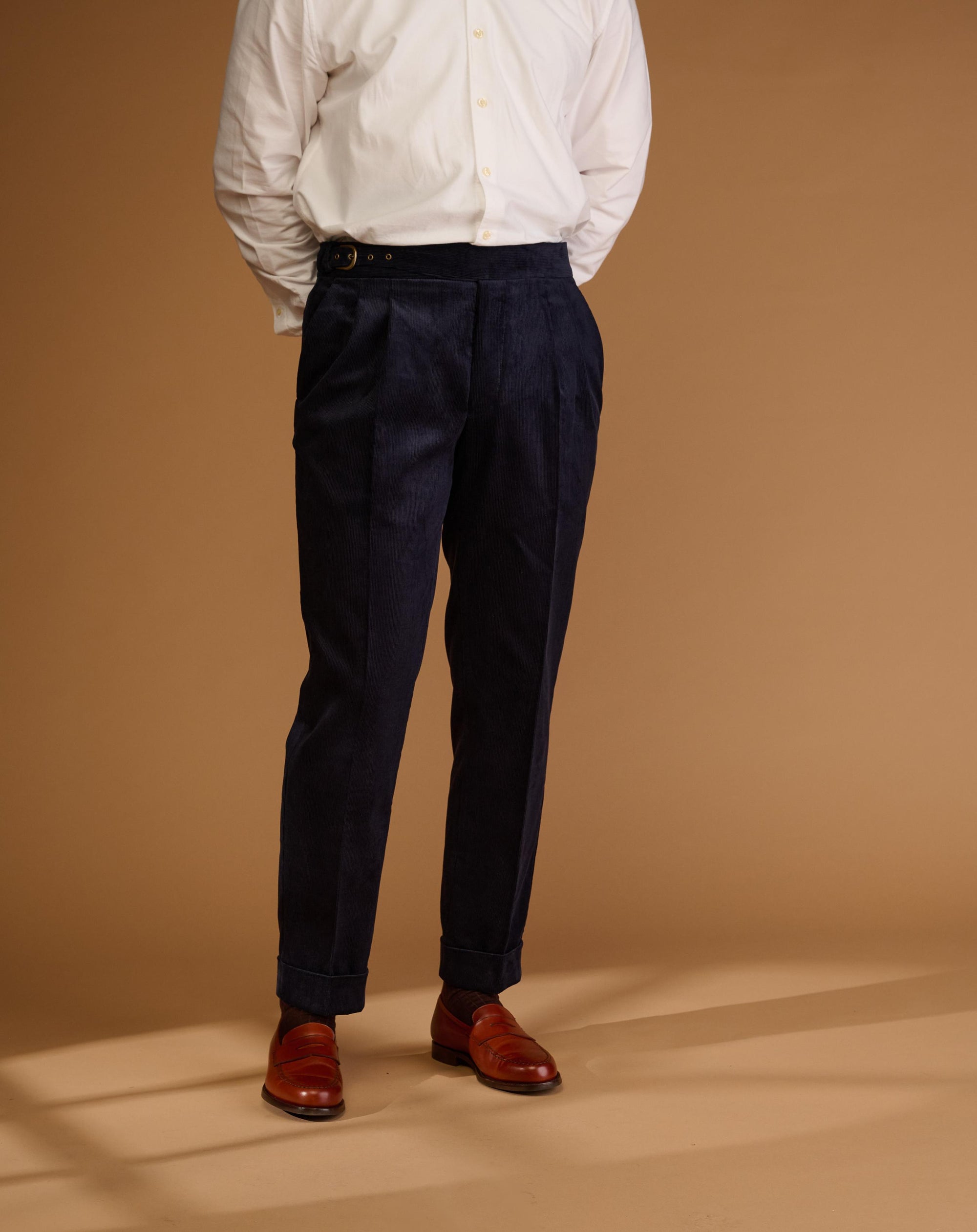 Classic Cut Sapphire Blue Corduroy