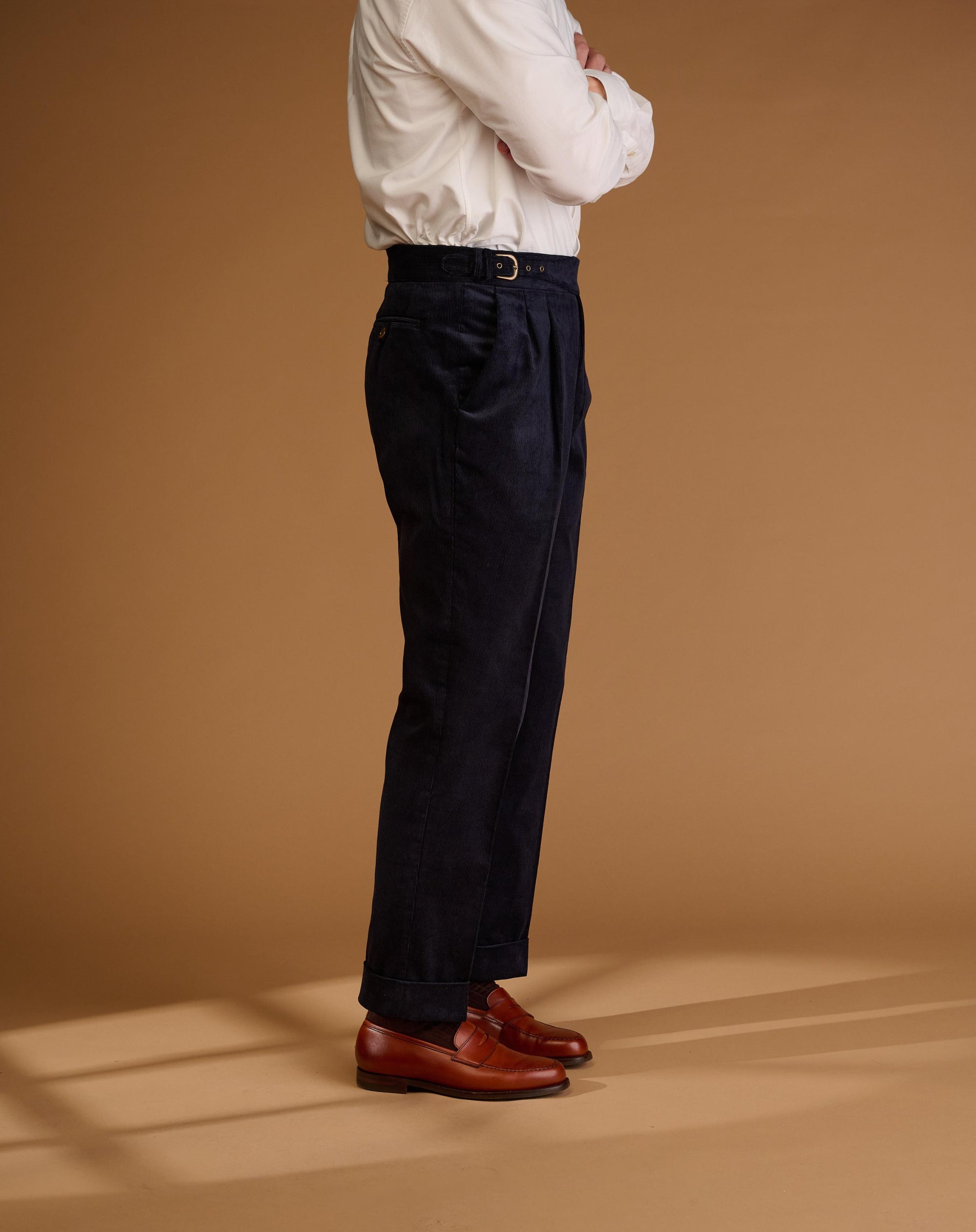 Classic Cut Sapphire Blue Corduroy