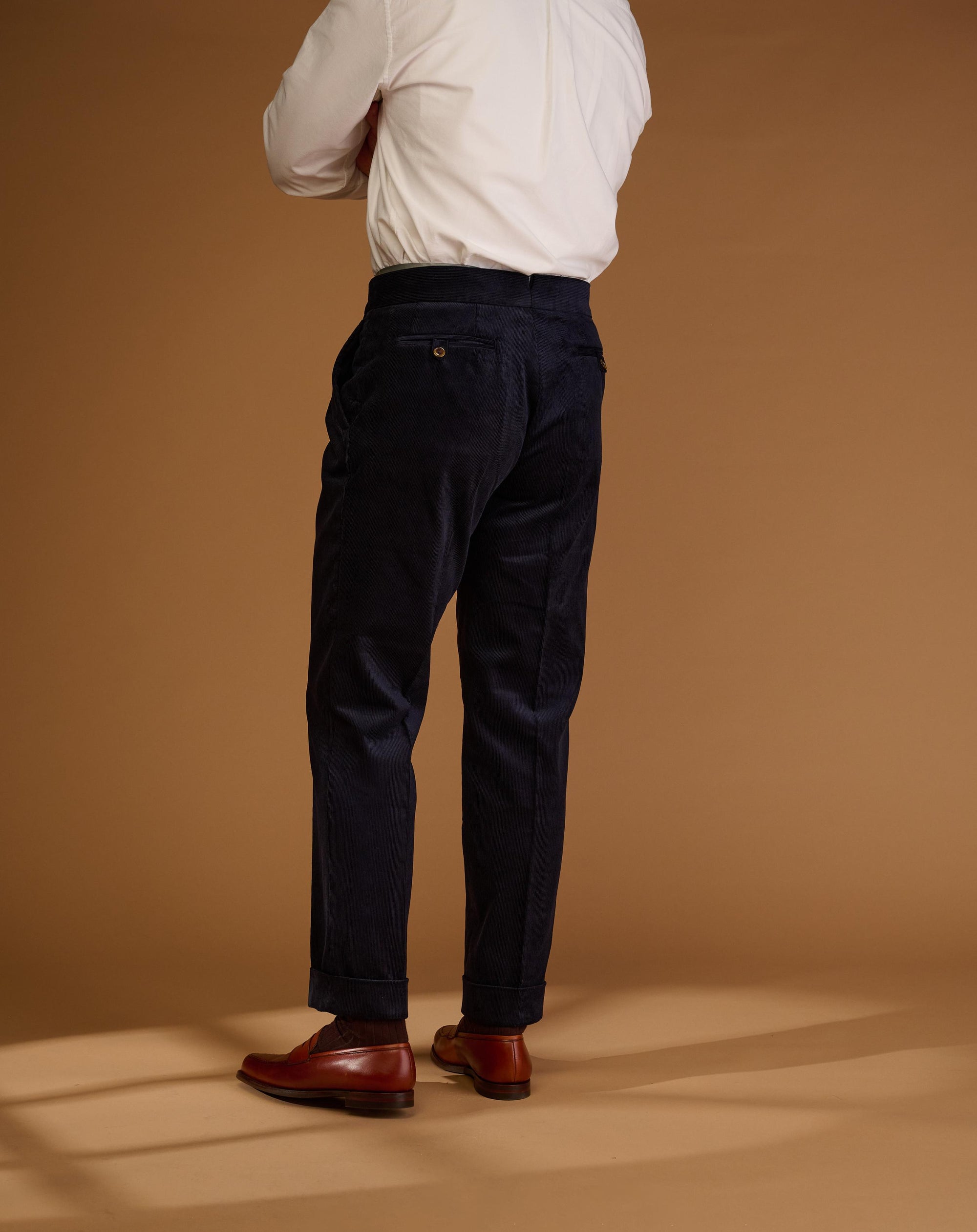 Classic Cut Sapphire Blue Corduroy