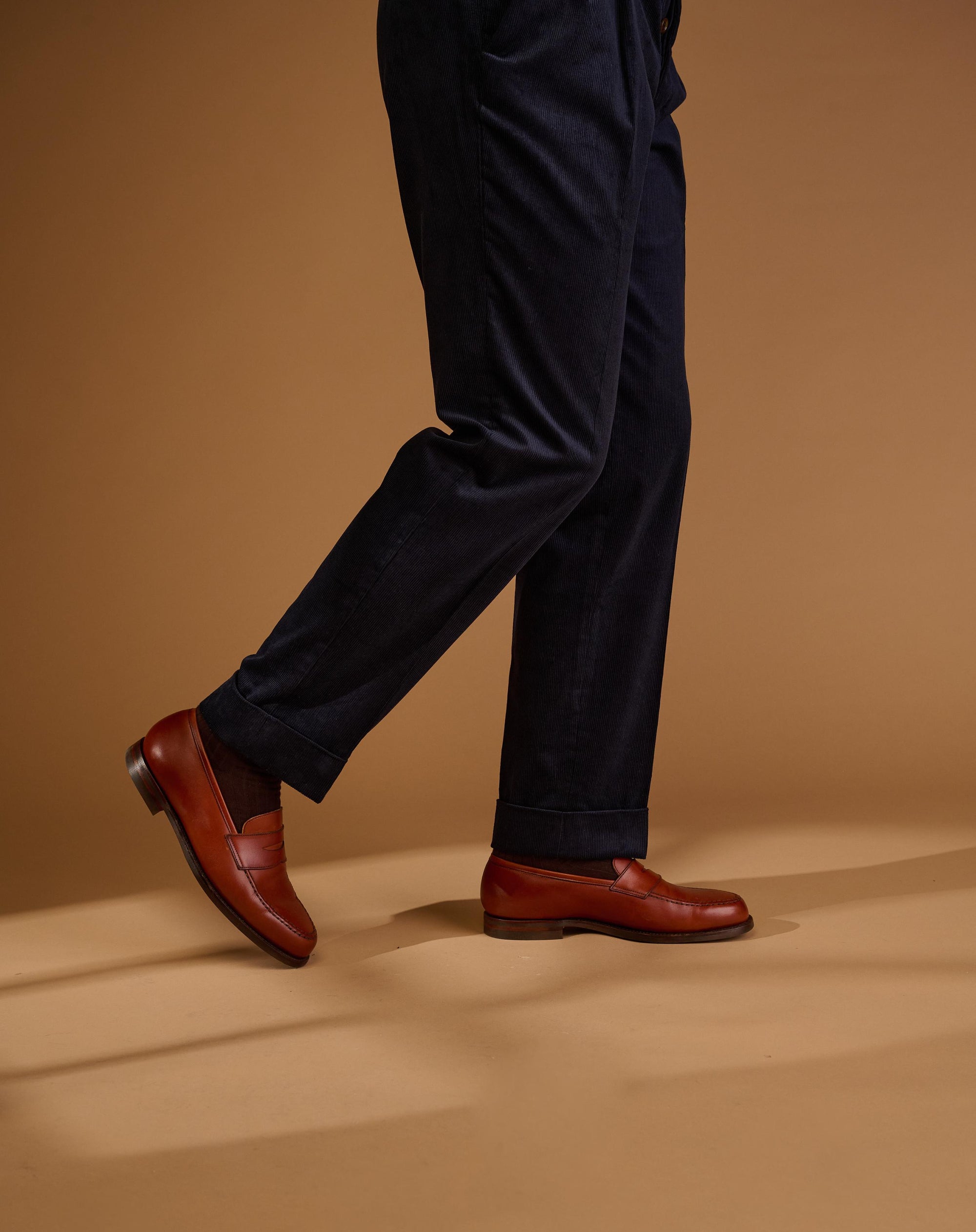 Classic Cut Sapphire Blue Corduroy