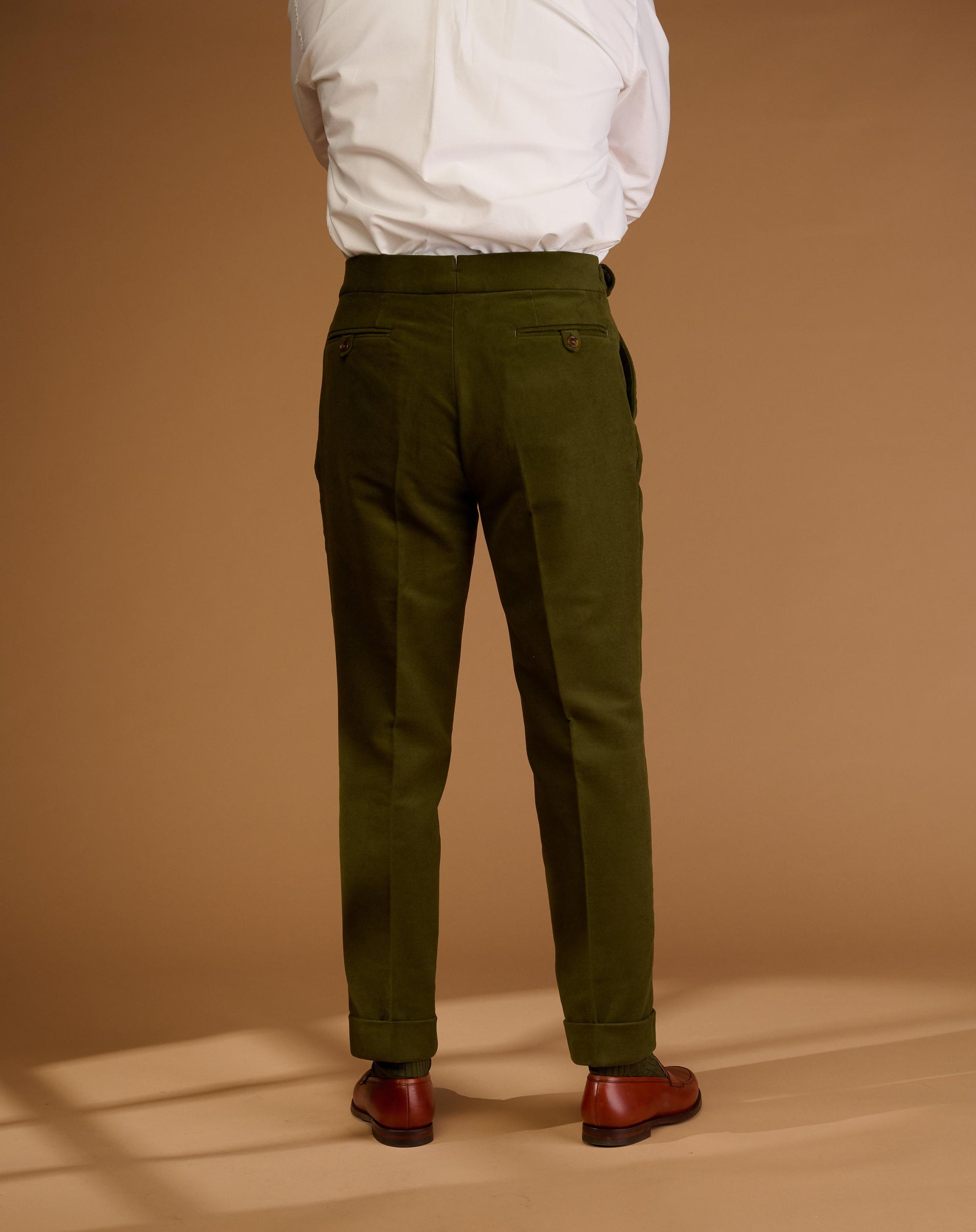 Classic Cut Forest Green Moleskin