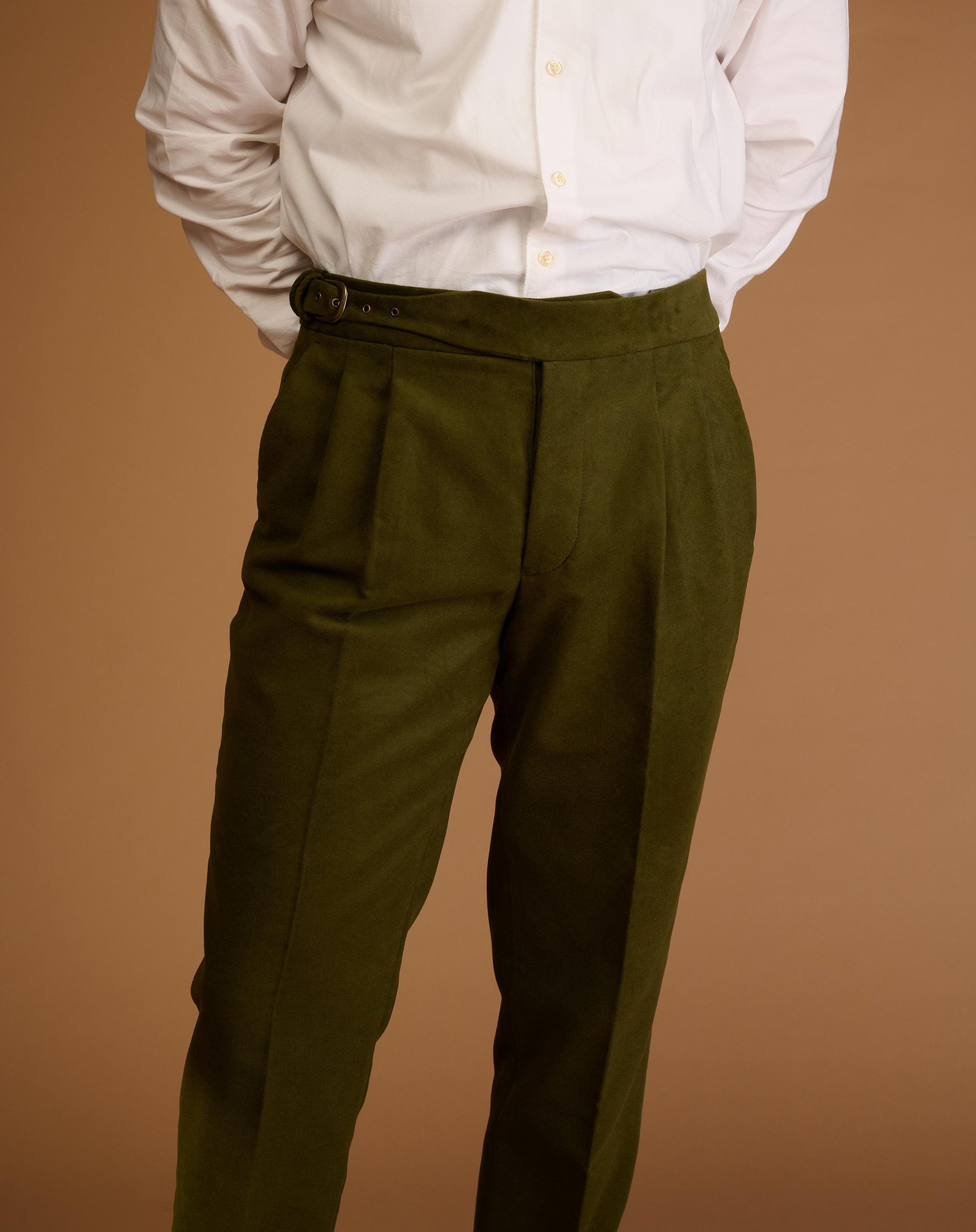 Classic Cut Forest Green Moleskin