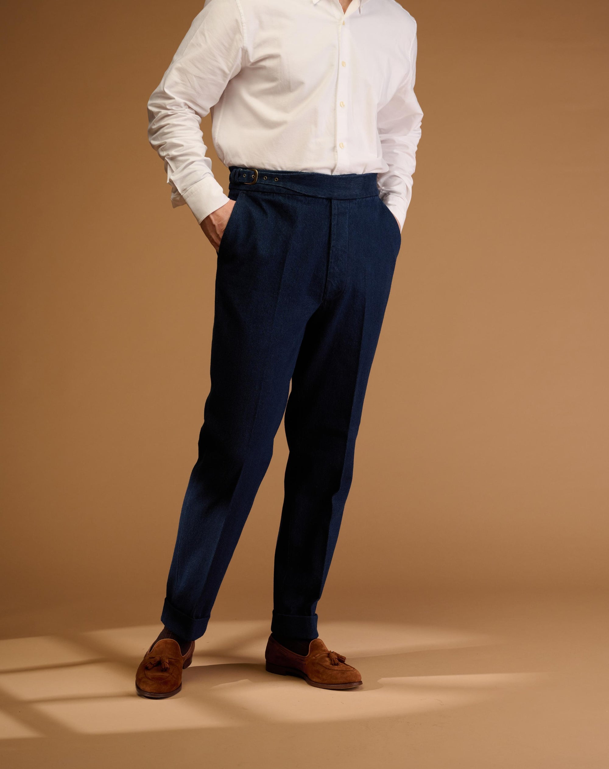 Vintage Cut Dark Indigo Denim
