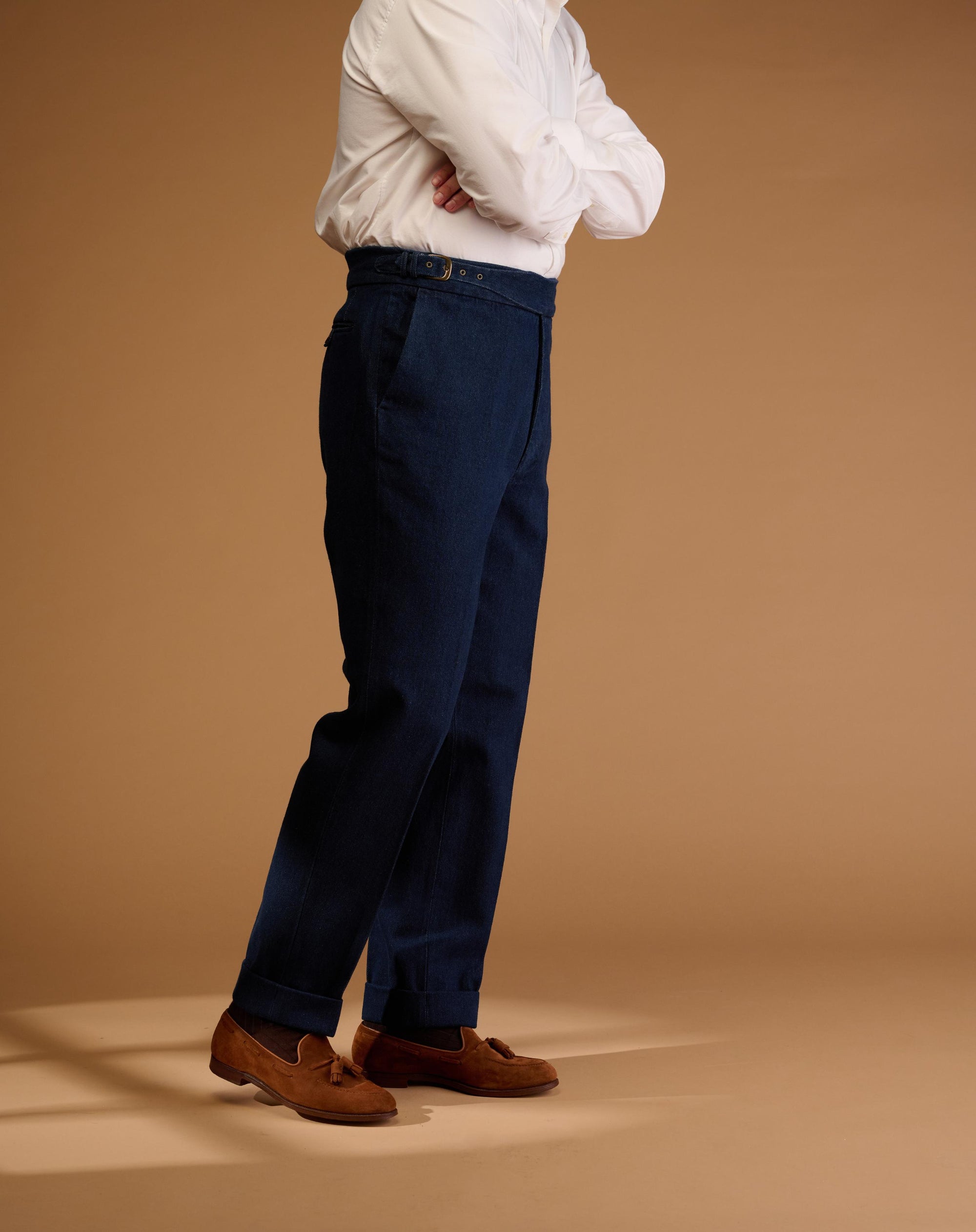 Vintage Cut Dark Indigo Denim