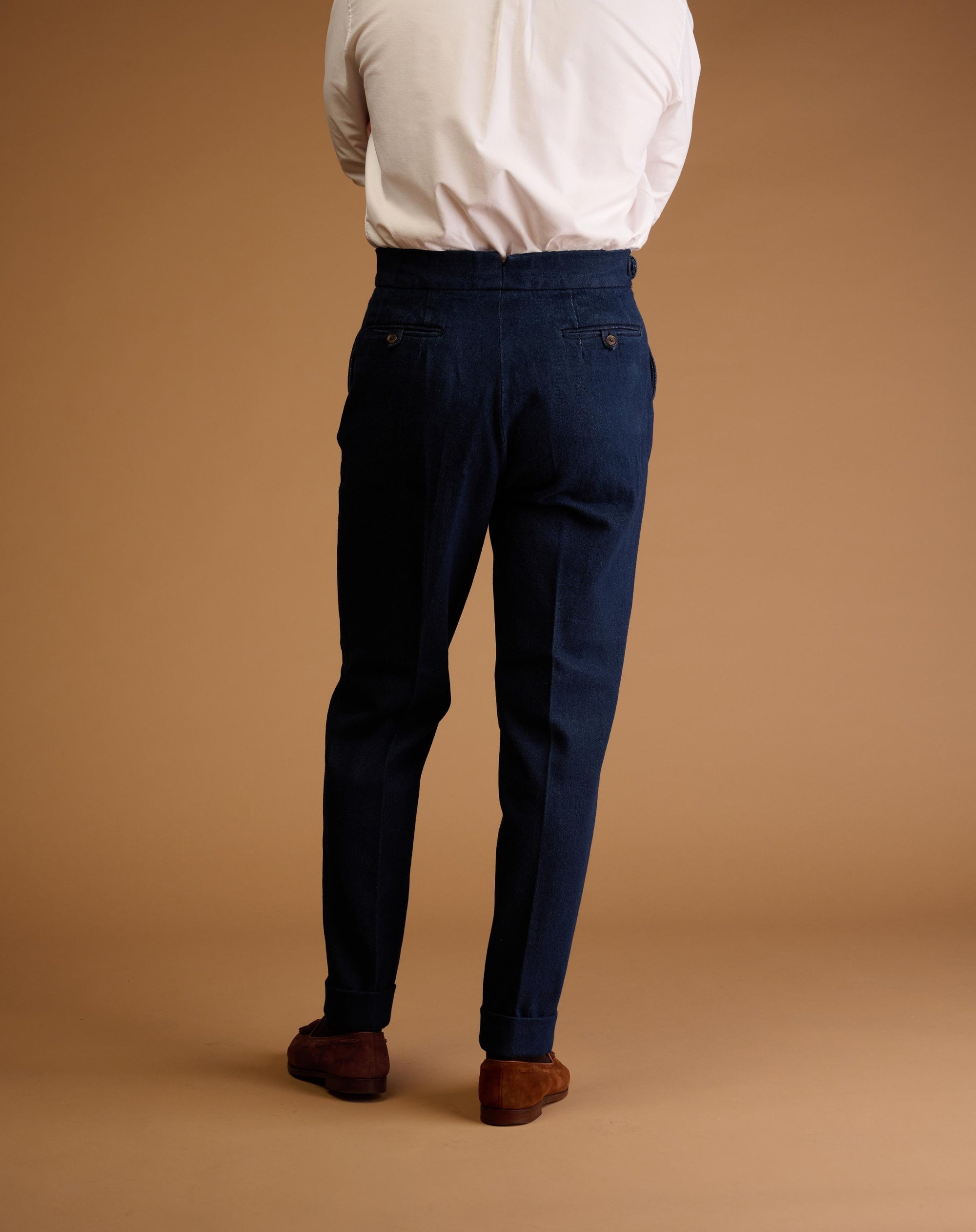 Vintage Cut Dark Indigo Denim