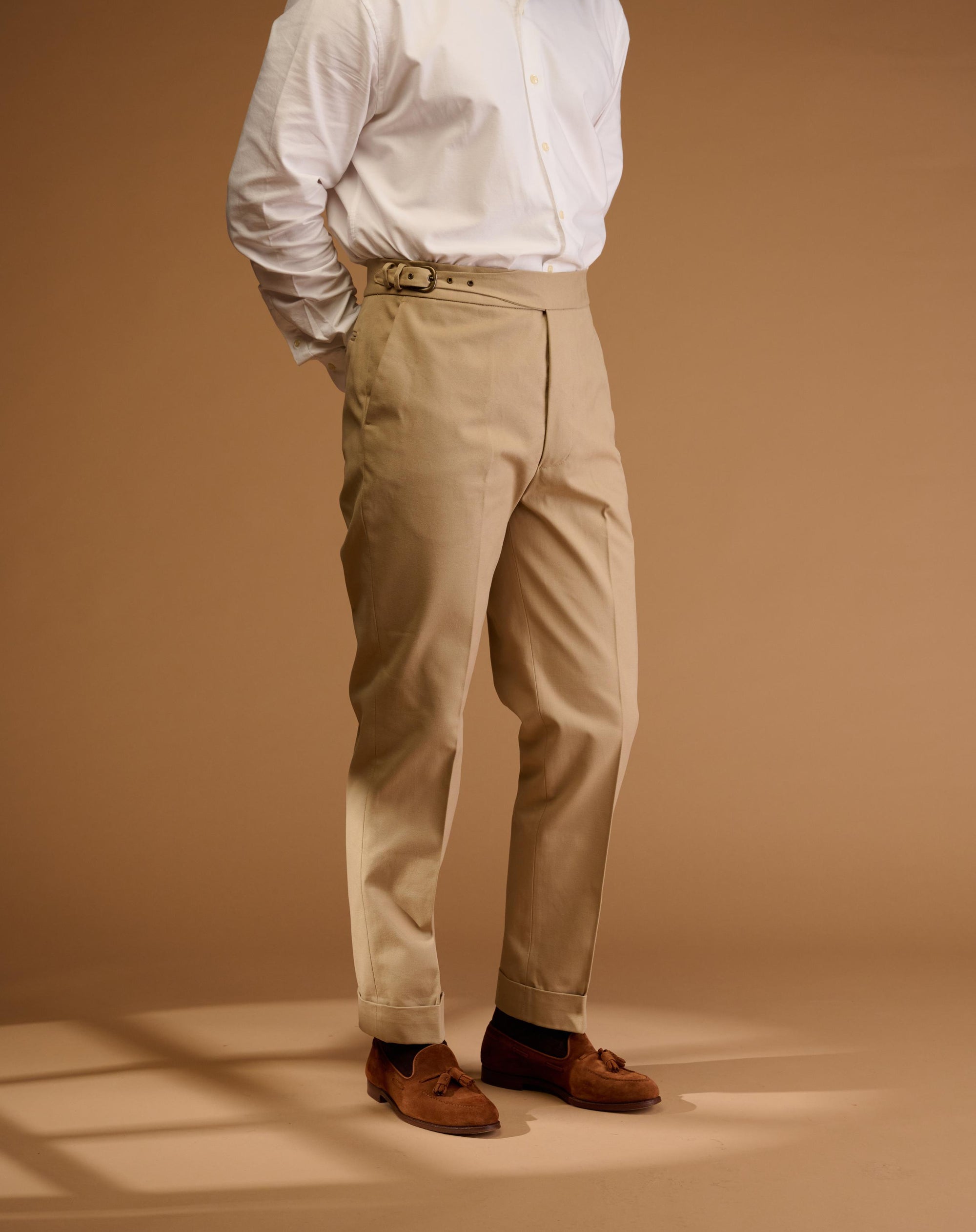 Vintage Cut Beige Cotton