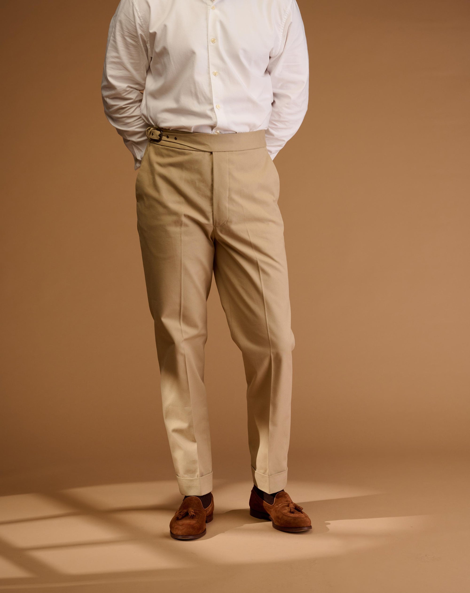 Vintage Cut Beige Cotton