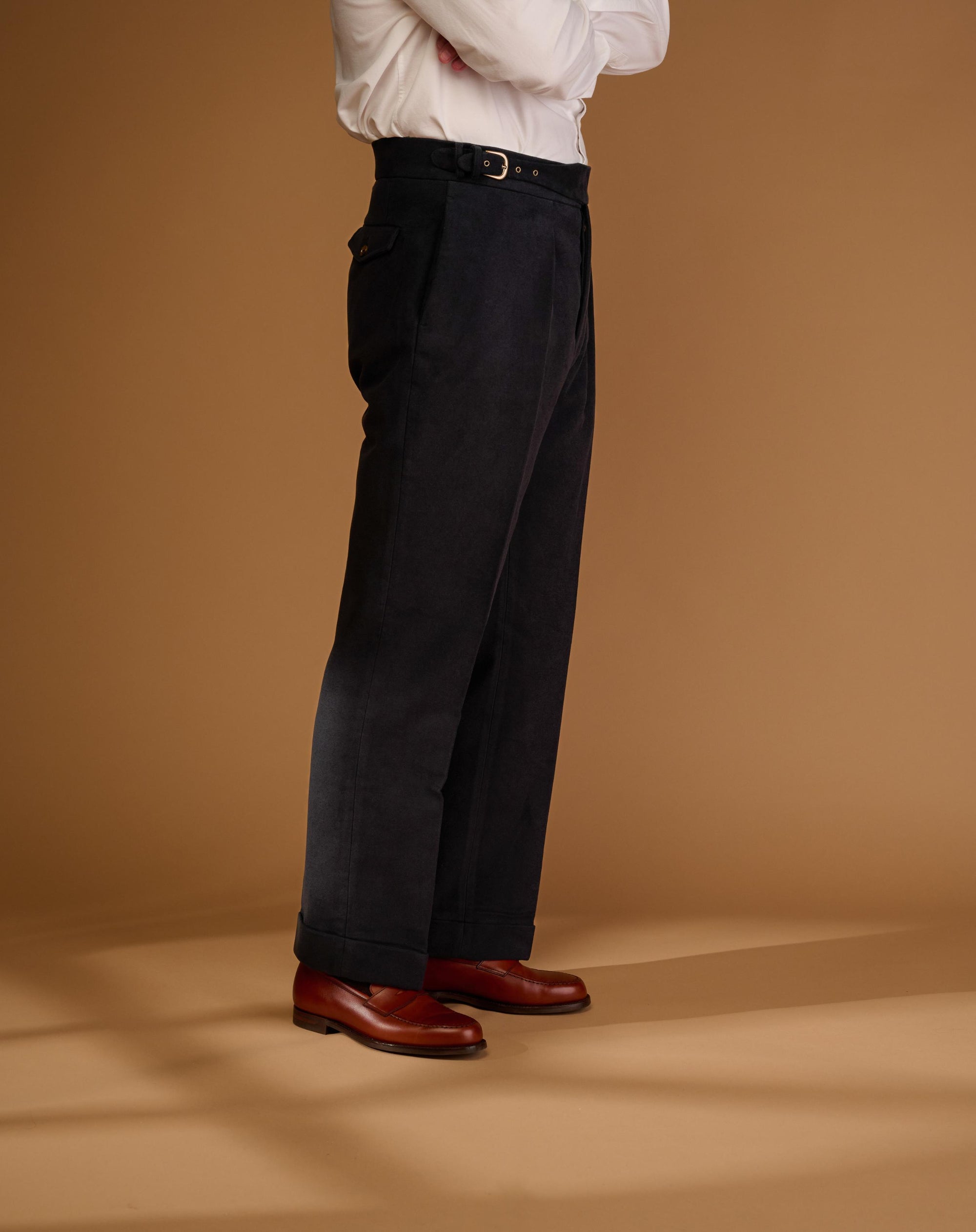 Cadet Cut Dark Navy Moleskin