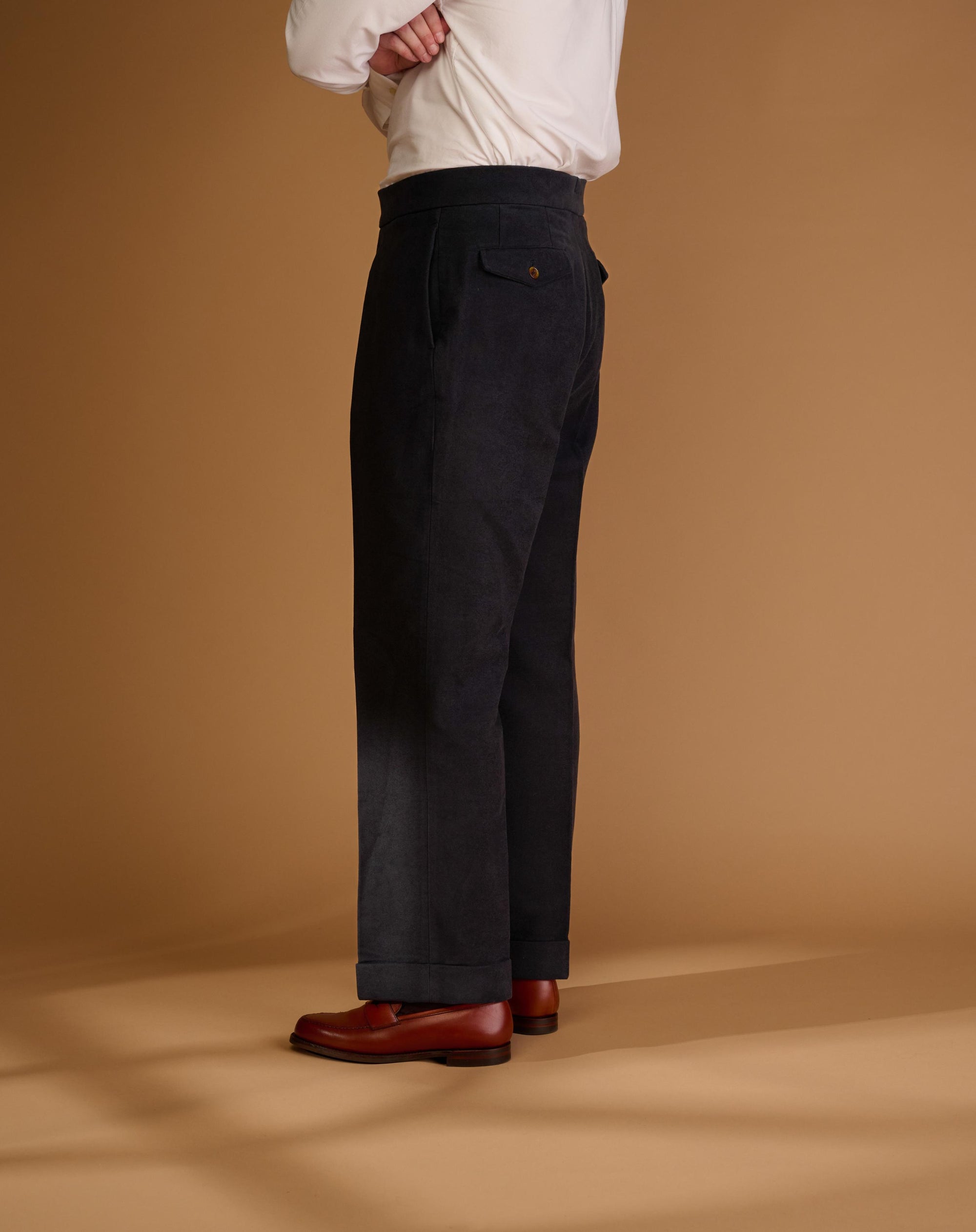 Cadet Cut Dark Navy Moleskin