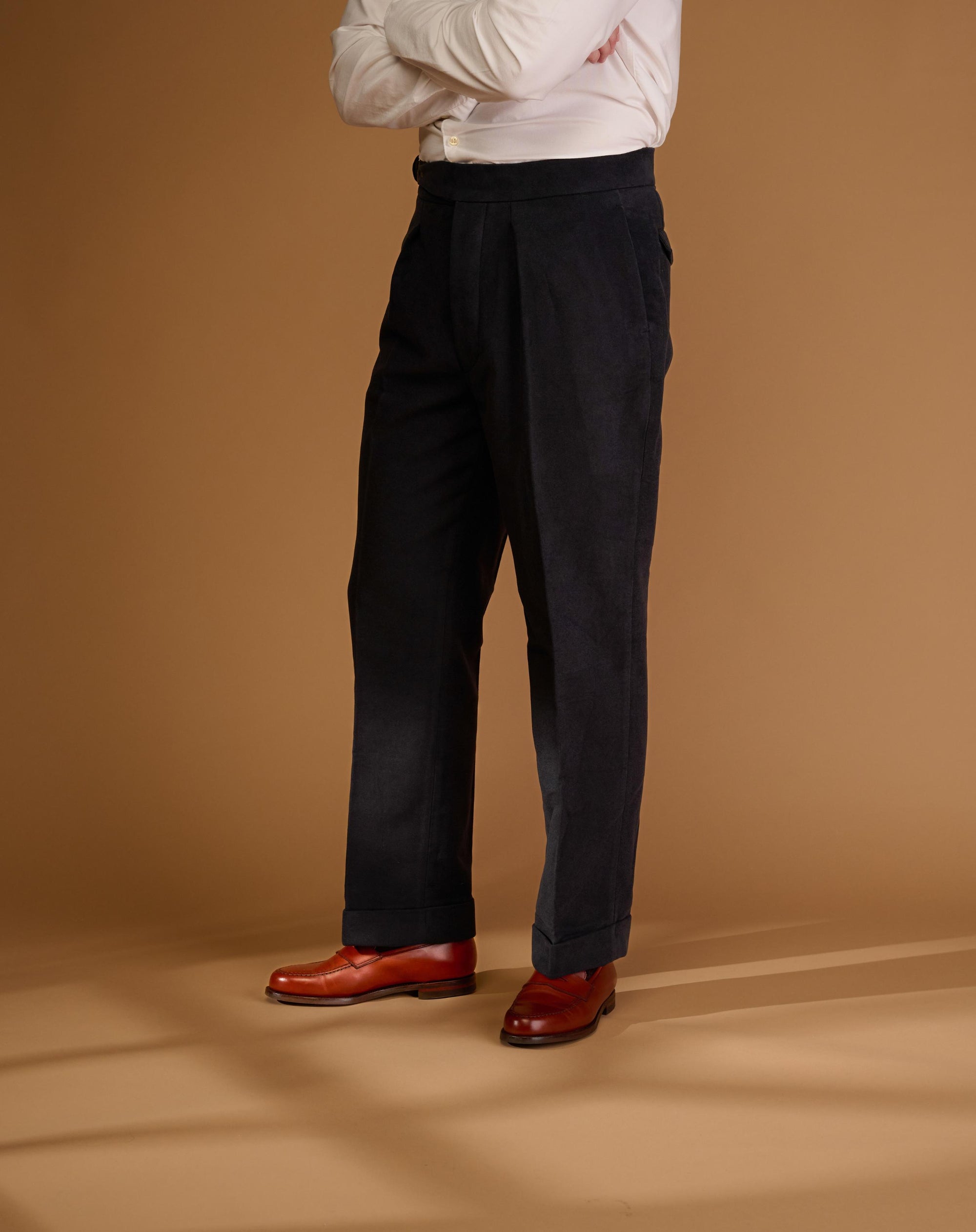 Cadet Cut Dark Navy Moleskin