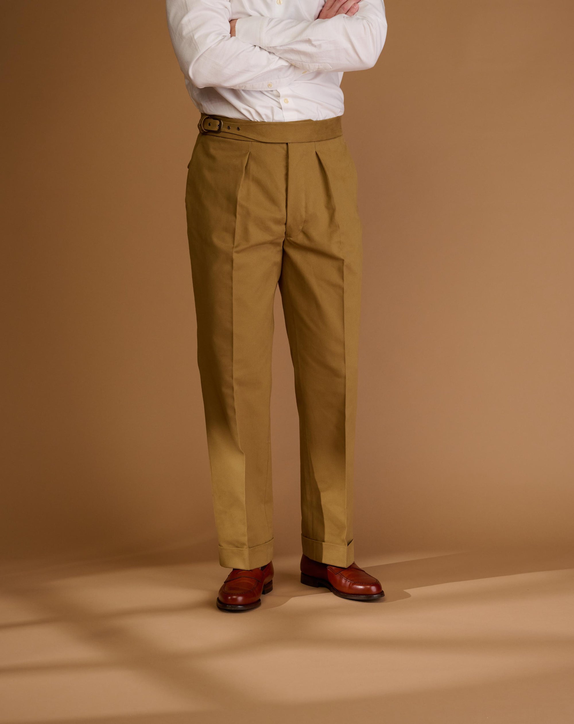 Cadet Cut Camel Cotton