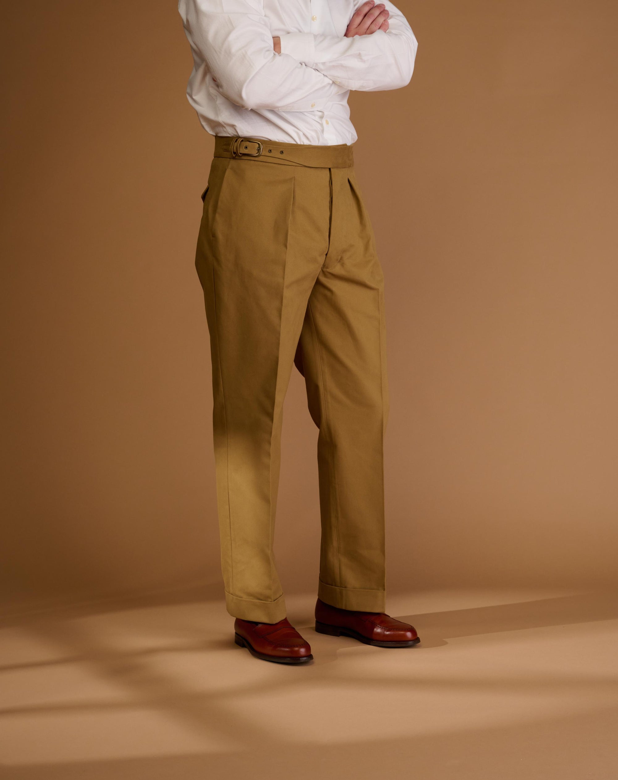 Cadet Cut Camel Cotton