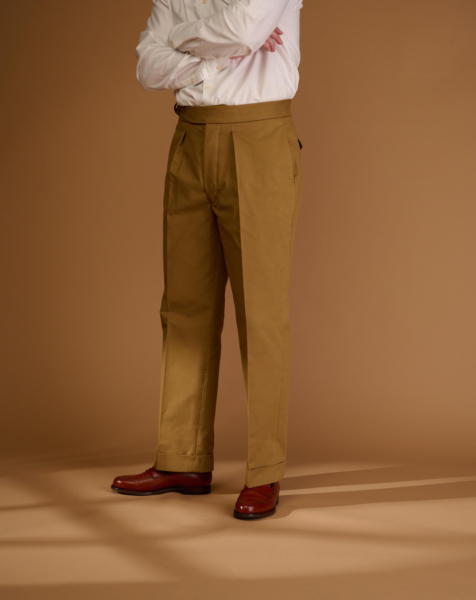 Cadet Cut Camel Cotton