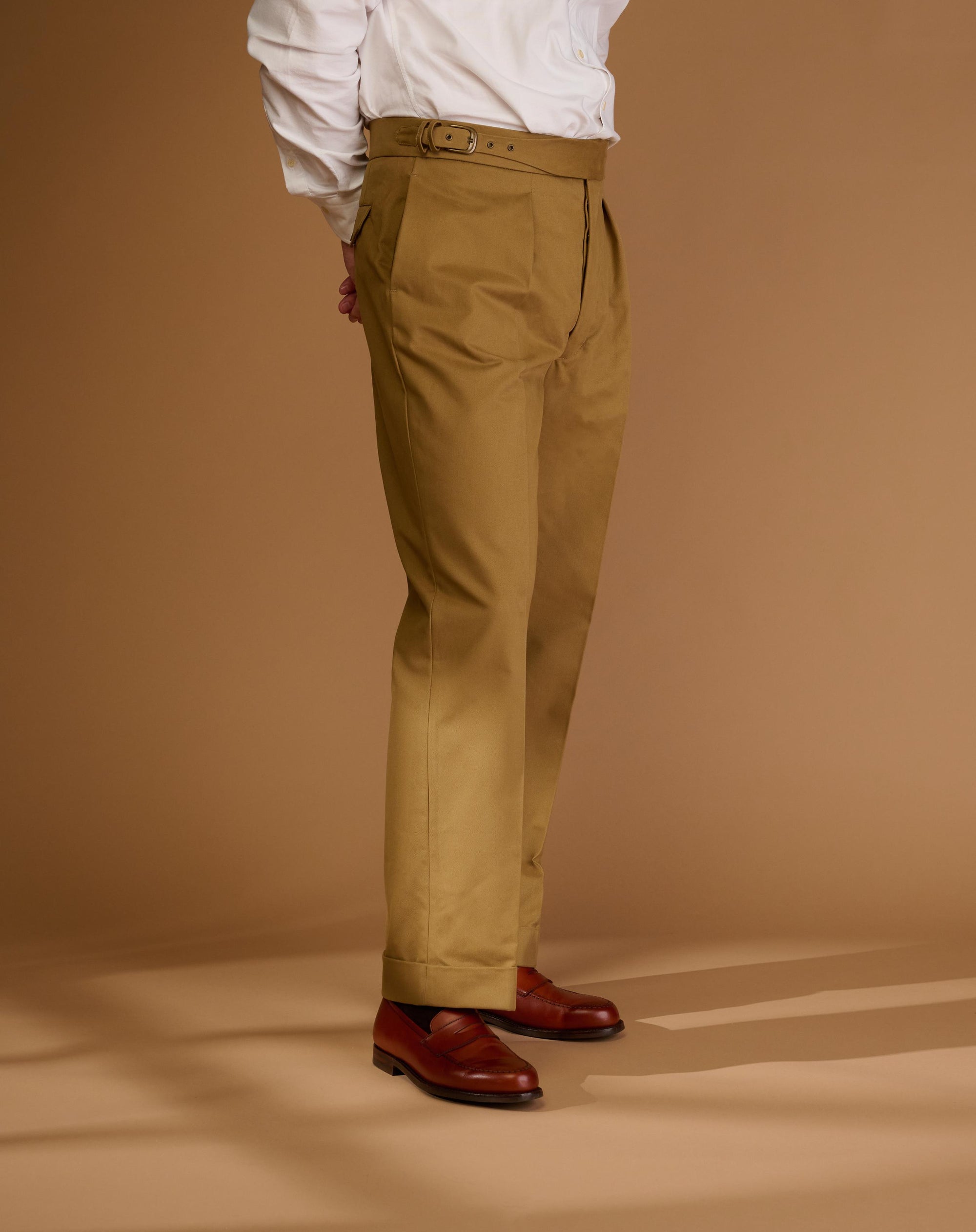 Cadet Cut Camel Cotton