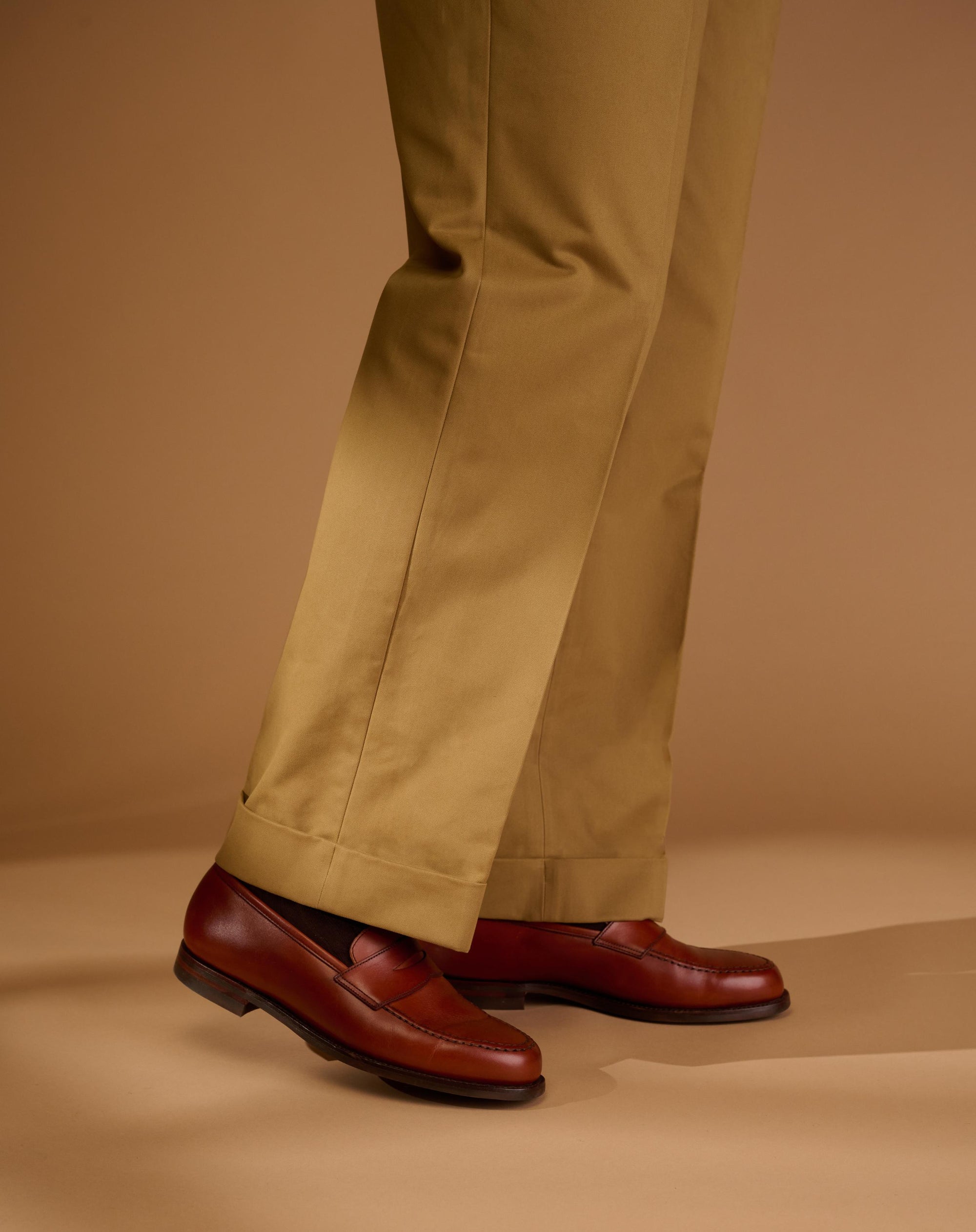 Cadet Cut Camel Cotton